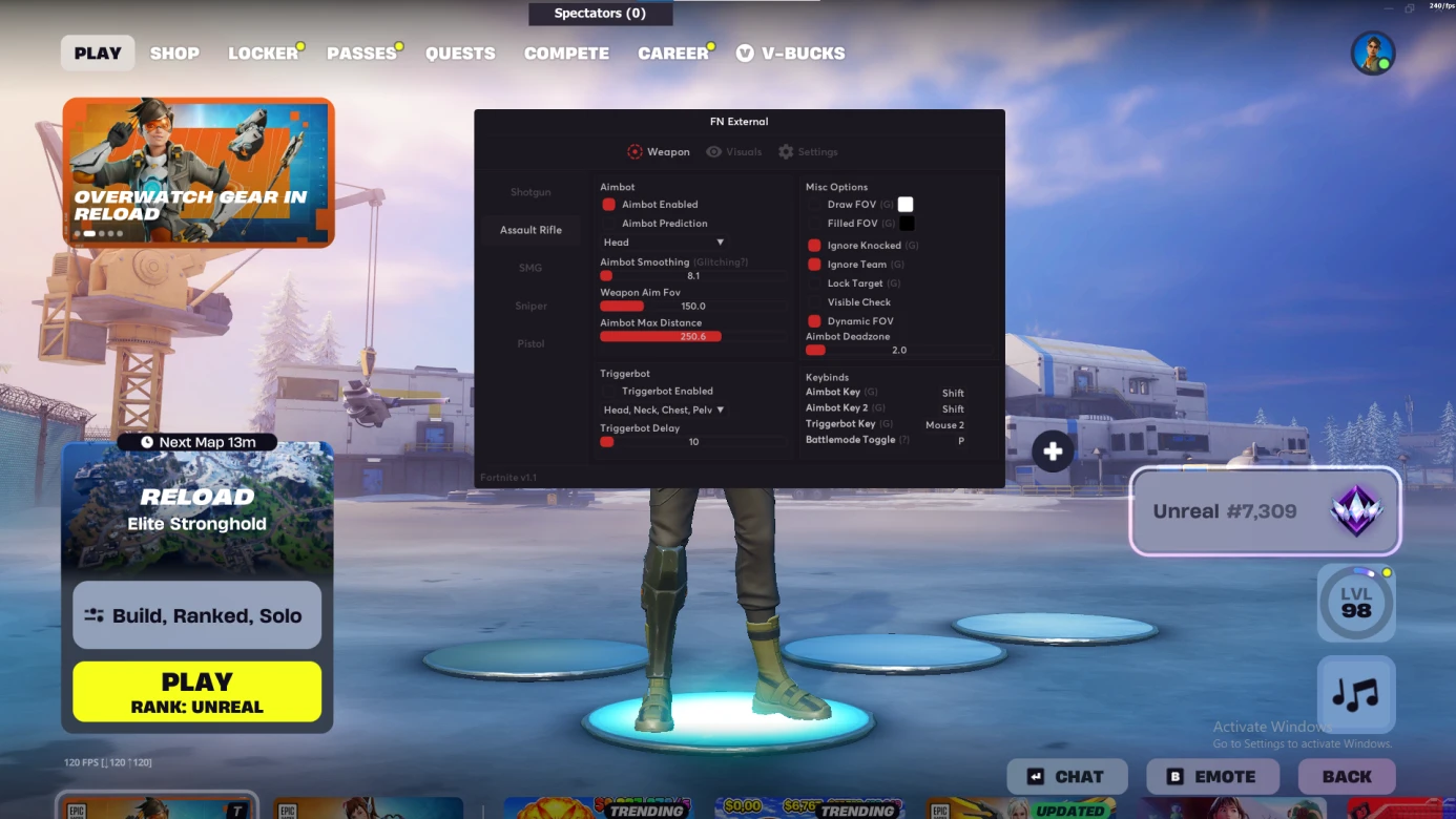 Fortnite Private / External
