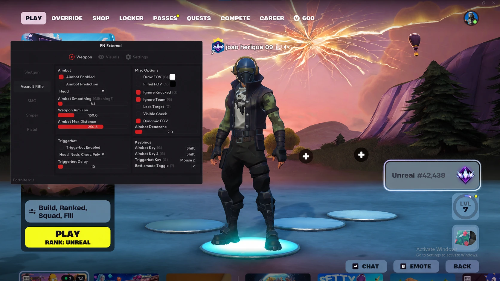 Fortnite External / 1 Day